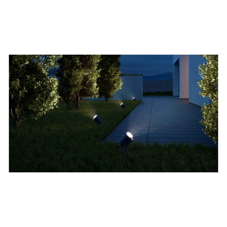 STEINEL 058685 - Lampa zewnętrzna LED z czujnikiem SPOT GARDEN 1xGU10/7W/230V IP44