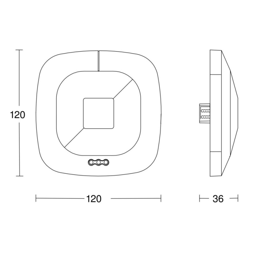 Steinel 059484 - Czujnik obecności HF 360 V3 KNX biały