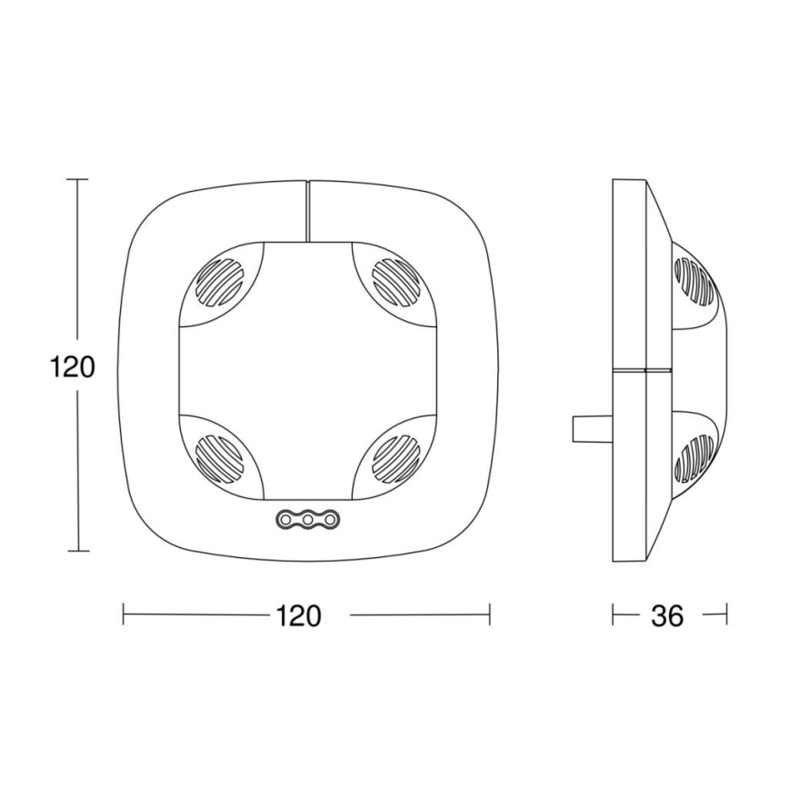 Steinel 059514 - Czujnik obecności US 360 KNX biały