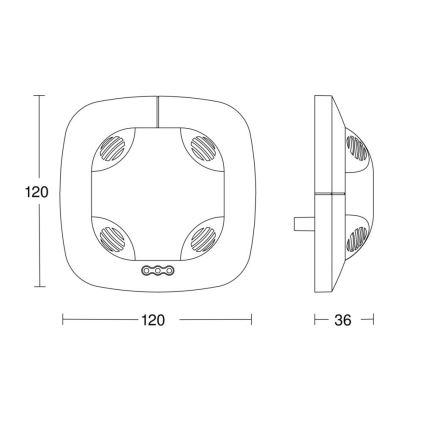 Steinel 059521 - Czujnik obecności DualTech KNX biały