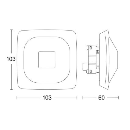 Steinel 064303 - Czujnik obecności HF 360-2 KNX biały