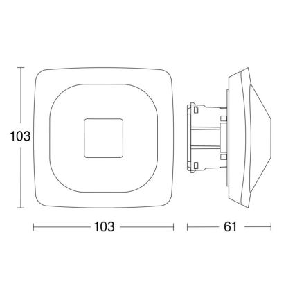 Steinel 064419 - Czujnik obecności HF 360-2 BT IPD biały
