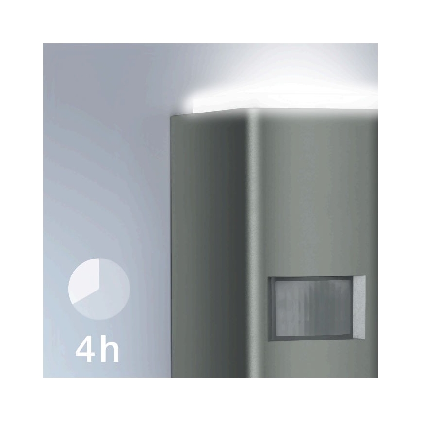 Steinel 067199 - LED Lampa zewnętrzna z czujnikiem L 930 S LED/9,3W/230V IP44