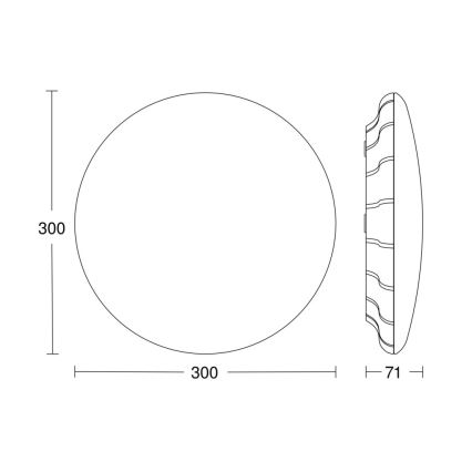 Steinel 067564 - LED Plafon ściemnialny z czujnikiem RS PRO S20 SC LED/15,7W/230V 3000K