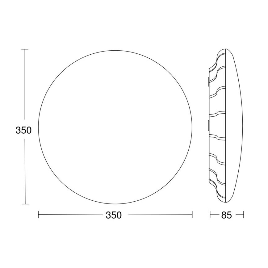 Steinel 068042 - LED Plafon z czujnikiem RS PRO S30 SC 25,8W/230V 4000K