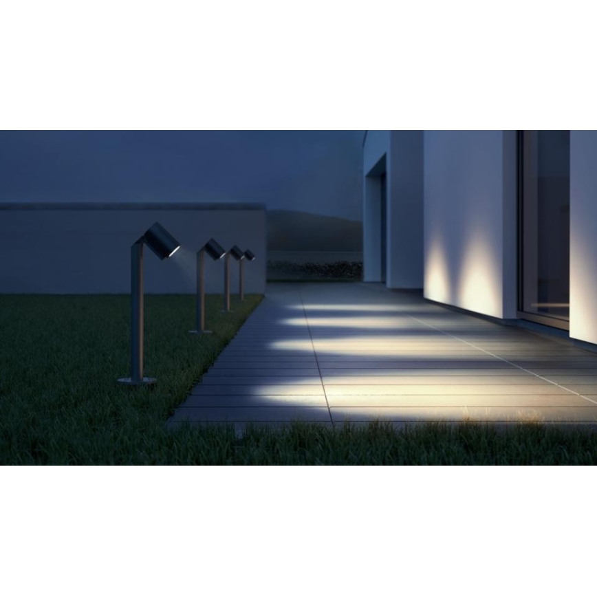 Steinel 068677 - LED Lampa zewnętrzna SPOT WAY 1xGU10/6,7W/230V IP44 antracytowa