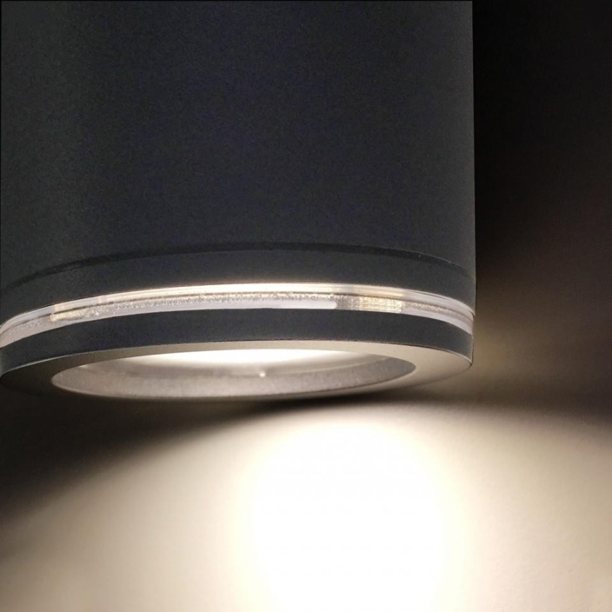 Steinel 068677 - LED Lampa zewnętrzna SPOT WAY 1xGU10/6,7W/230V IP44 antracytowa
