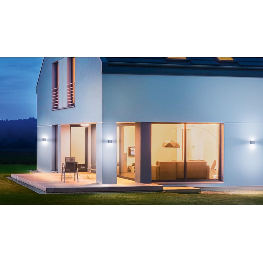 Steinel 079253 - LED Kinkiet zewnętrzny L830 C LED/9,1W/230V IP44 antracytowy