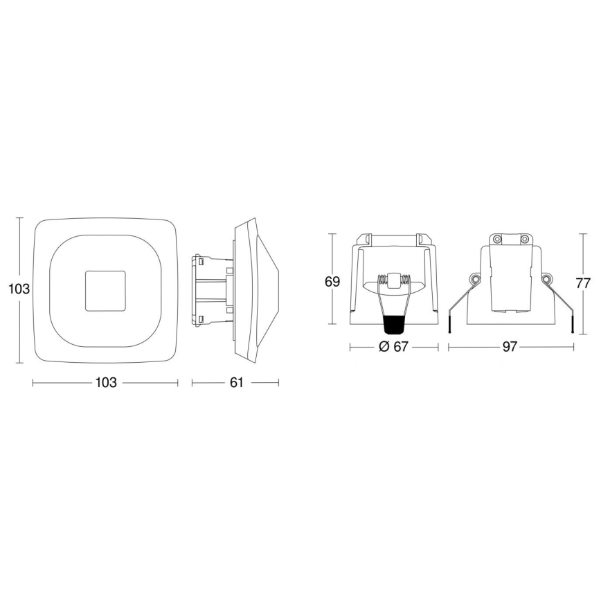 Steinel 079420 - Czujnik obecności HF 360-2 COM1 biały