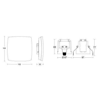 Steinel 079451 - Czujnik obecności TRUE PRESENCE KNX biały