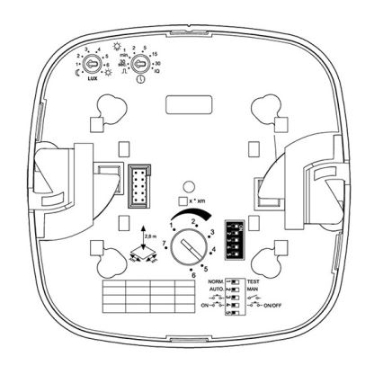 Steinel 079482 - Czujnik obecności Dual HF COM1 biały