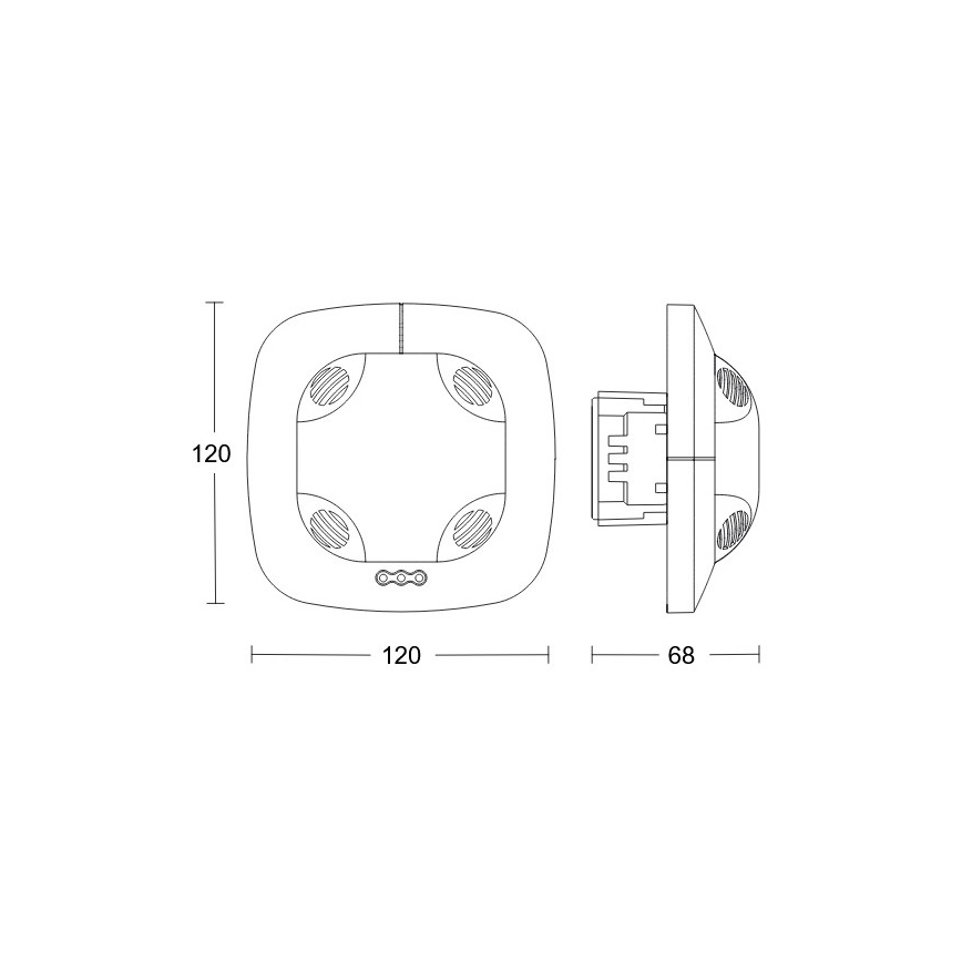 Steinel 079574 - Czujnik obecności DualTech COM1 biały