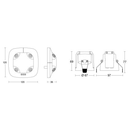 Steinel 079581 - Czujnik obecności DualTech KNX biały