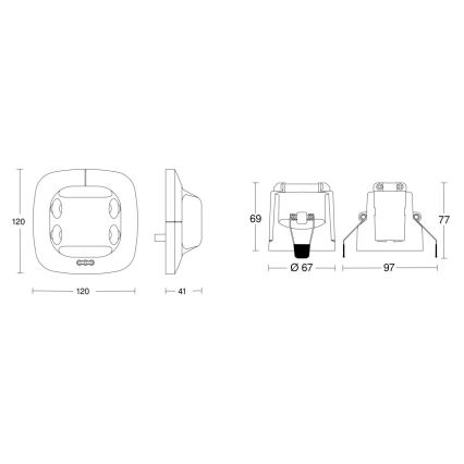 Steinel 079604 - Czujnik obecności Dual US KNX biały