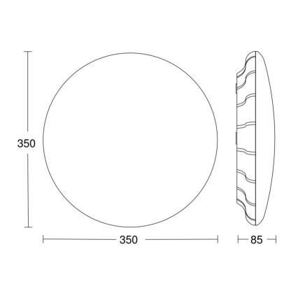 Steinel 079710 - ZESTAW 5x LED Plafon z czujnikiem RS PRO S30 SC LED/25,7W/230V 4000K