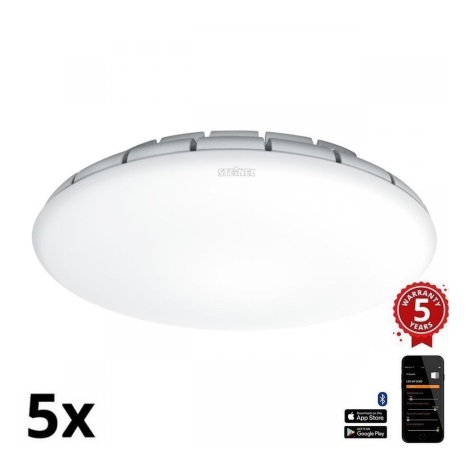 Steinel 079710 - ZESTAW 5x LED Plafon z czujnikiem RS PRO S30 SC LED/25,7W/230V 4000K