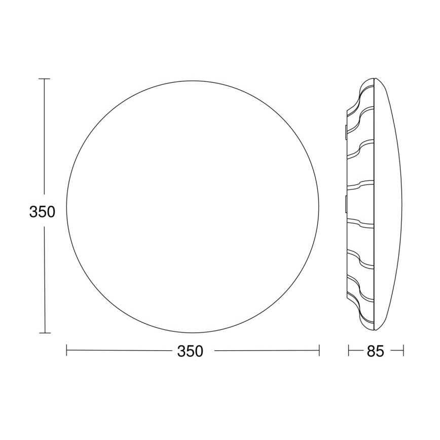 Steinel 079727 - ZESTAW 5x LED Plafon z czujnikiem RS PRO S30 SC LED/25,7W/230V 3000K