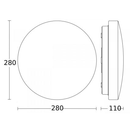 Steinel 079734 - LED Plafon z czujnikiem RS 20 S LED/9,4W/230V 3000K IP44