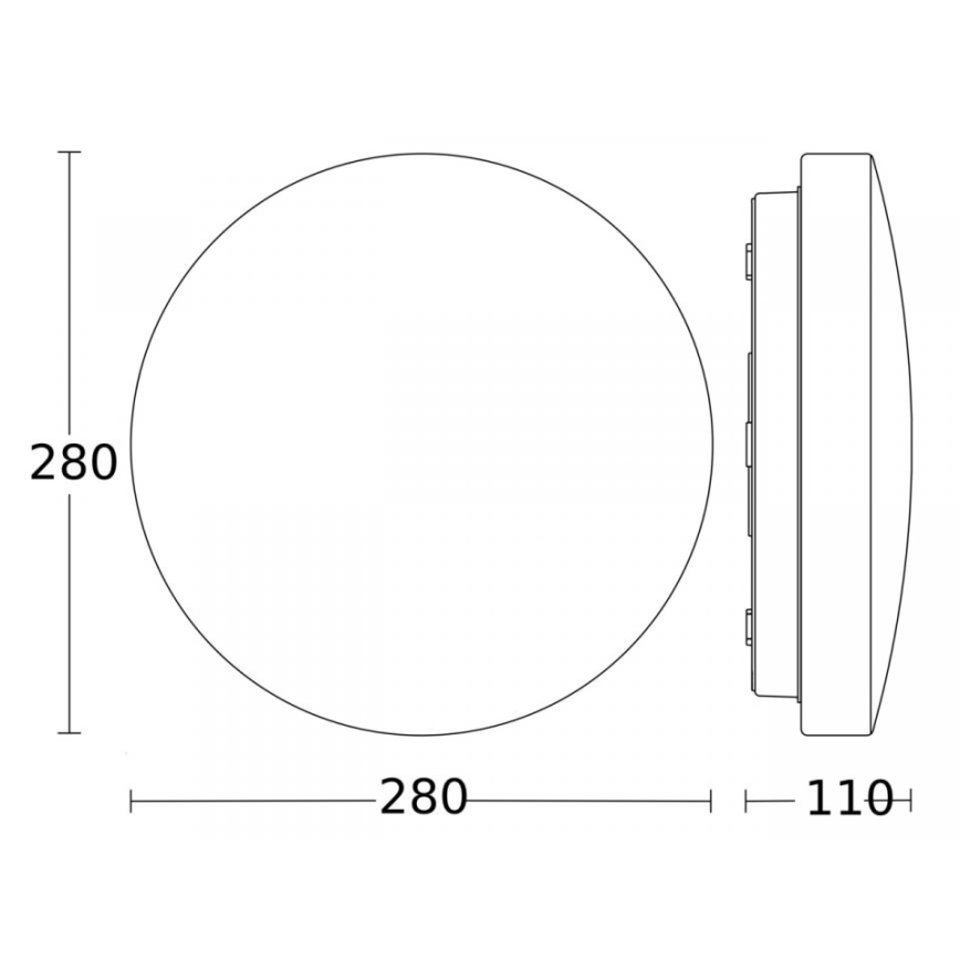 Steinel 079734 - LED Plafon z czujnikiem RS 20 S LED/9,4W/230V 3000K IP44