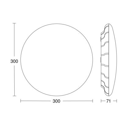 Steinel 081072 - LED Plafon z czujnikiem RS PRO S10 SC LED/9,1W/230V 4000K