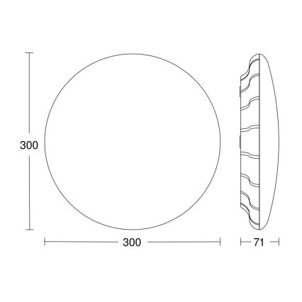 Steinel 081096 - LED Plafon z czujnikiem RS PRO S10 SC LED/9,1W/230V 3000K