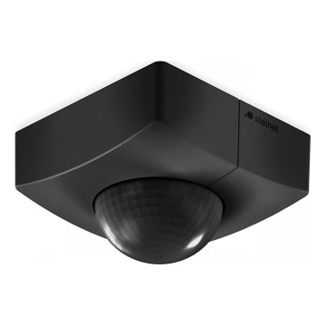 Steinel 084134 - Zewnętrzny czujnik ruchu IS 345-E KNX V3.1 AP SW IP54 czarny