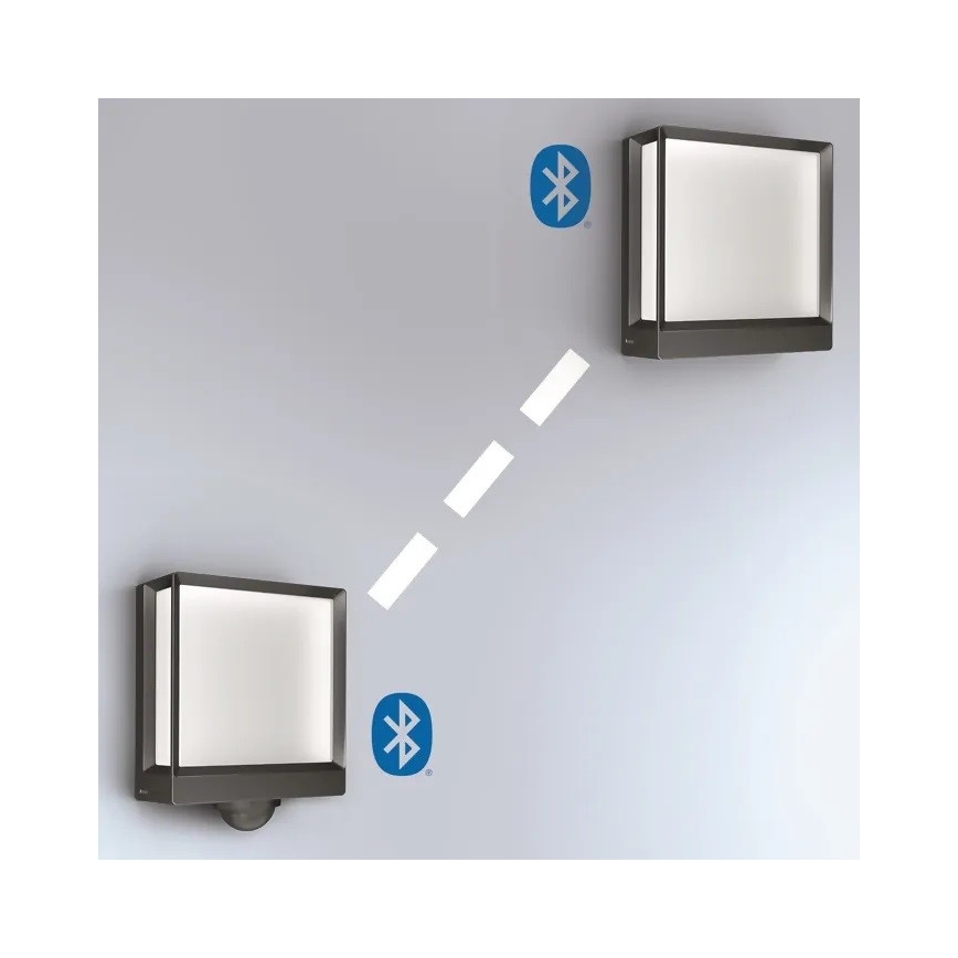 Steinel 085230 - LED Ściemnialny kinkiet zewnętrzny L40C LED/12,9W/230V IP54 antracyt