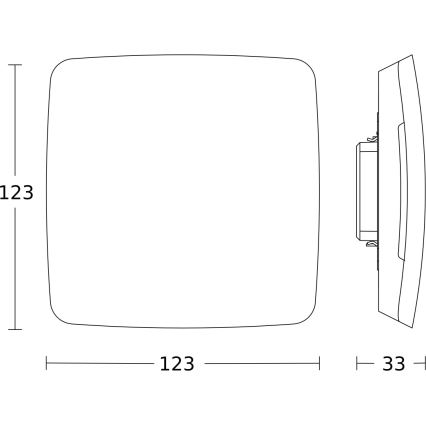 Steinel 086060 - Multisensor True Presence wpuszczany KNX SW czarny