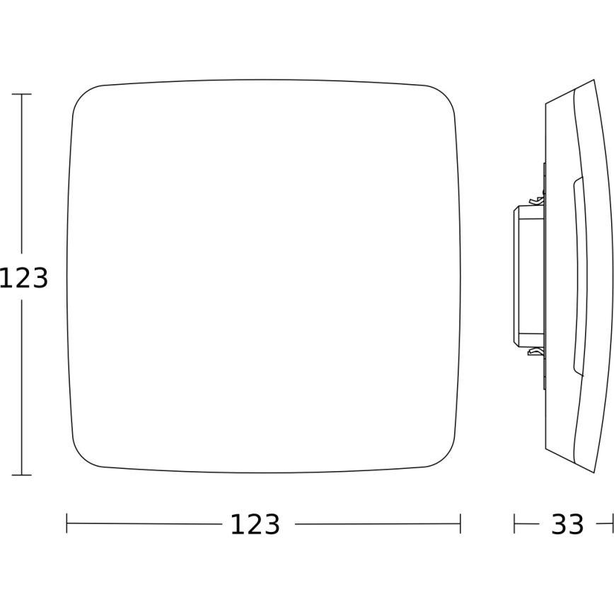 Steinel 086060 - Multisensor True Presence wpuszczany KNX SW czarny