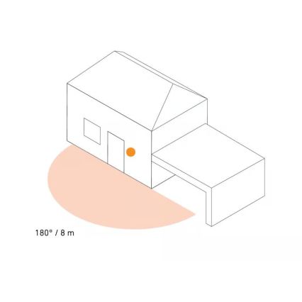 Steinel 087739 - zewnętrzny kinkiet LED z czujnikiem 2xGU10/14,5W/230V L 940SC IP44