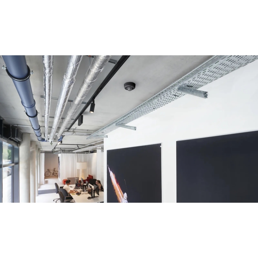 Steinel 088224 - Zewnętrzny czujnik ruchu z czujnikiem obecności PD-24 ECO DALI-2 360° IP54 czarny