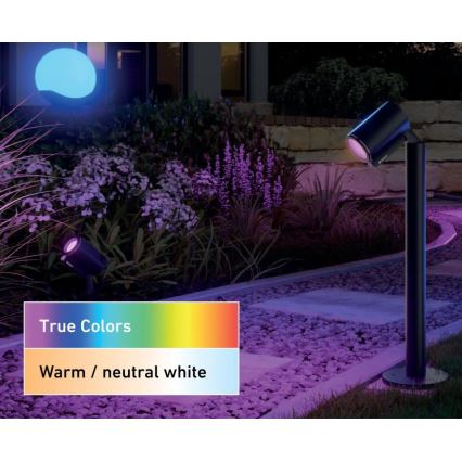 Steinel 089337 - Zewnętrzna lampa LED RGBW LED/7,9W/24V IP65