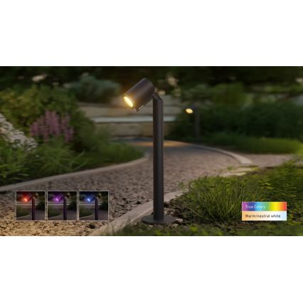 Steinel 089337 - Zewnętrzna lampa LED RGBW LED/7,9W/24V IP65