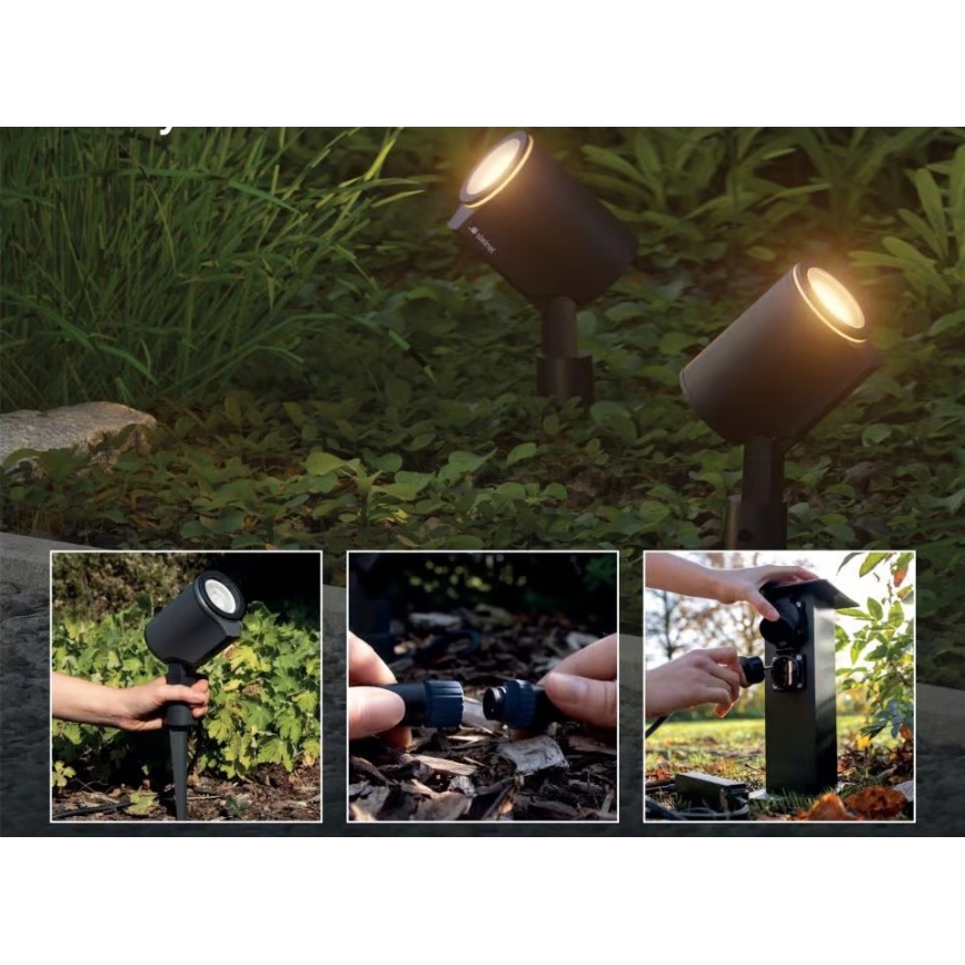 Steinel 089344 - Lampa zewnętrzna LED RGBW z czujnikiem LED/7,9W/24V IP65