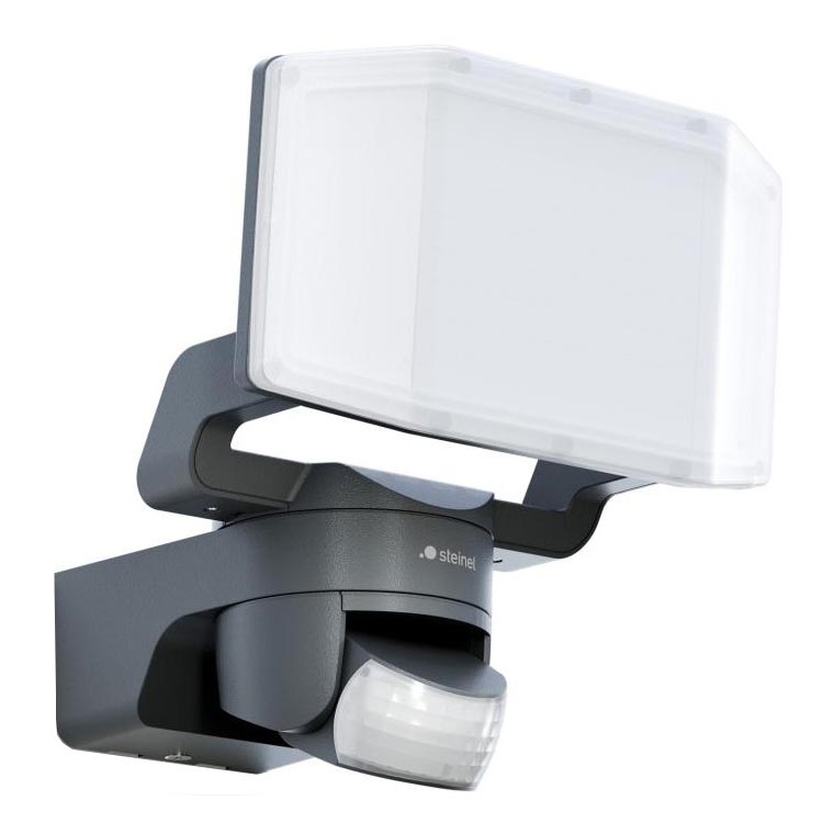 Steinel 090012 - LED Reflektor z czujnikiem XLED PROTECT LED/14,3W/230V 3000K IP54 antracyt