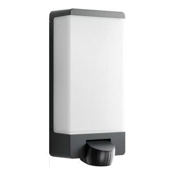 Steinel 094263 - Tabliczka z numerem domu z wbudowanym czujnikiem 1xE27/15W/230V L 14 S IP44