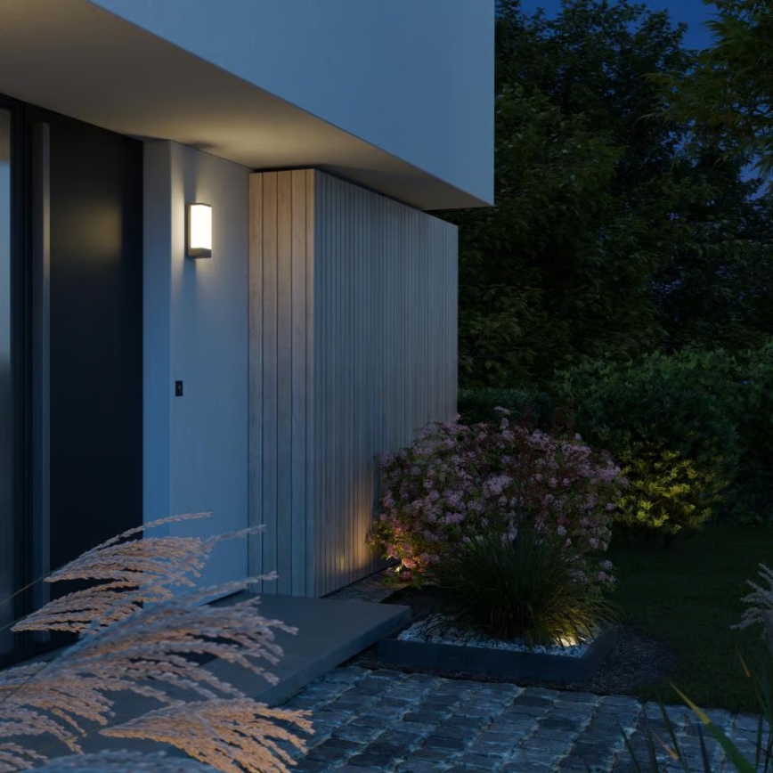 Steinel 094270 - Zewnętrzny kinkiet 1xE27/15W/230V L 14 IP44