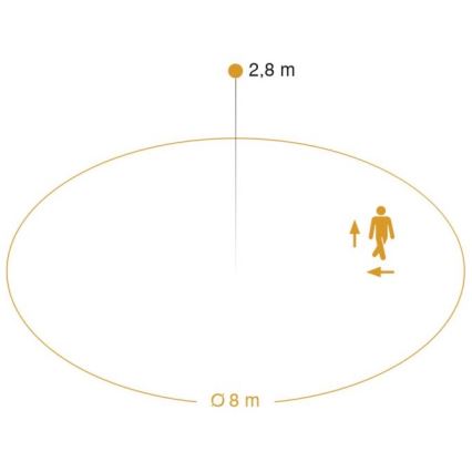 STEINEL 56032 - LED Oświetlenie łazienkowe z czujnikiem RS PRO LED/9,5W/230V IP54