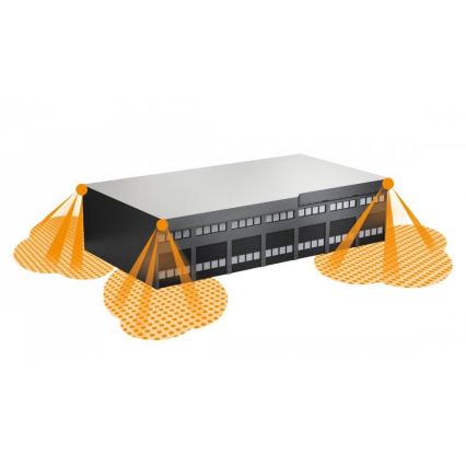 STEINEL 602215 - Zewnętrzny czujnik ruchu na podczerwień IS 300 biały IP54