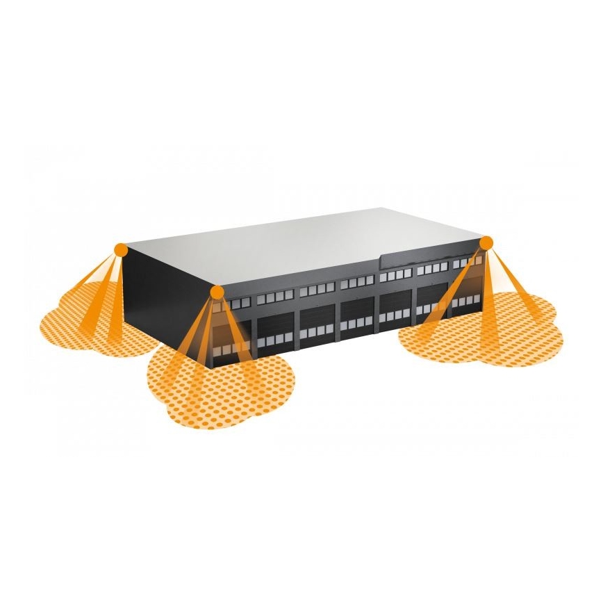 STEINEL 602215 - Zewnętrzny czujnik ruchu na podczerwień IS 300 biały IP54