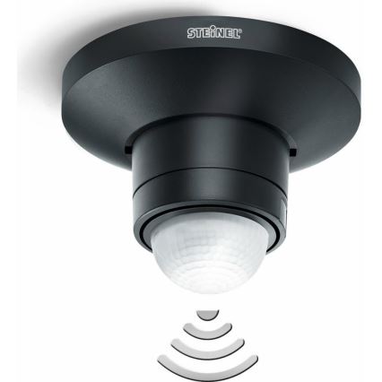 STEINEL 602512 - Czujnik ruchu IS 360 D TRIO czarny