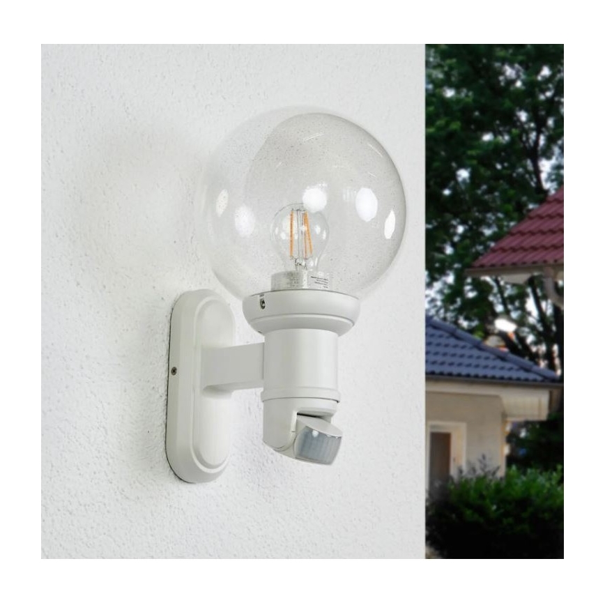 STEINEL 634315 - L 560 S Kinkiet zewnętrzny z czujnikiem biały IP44