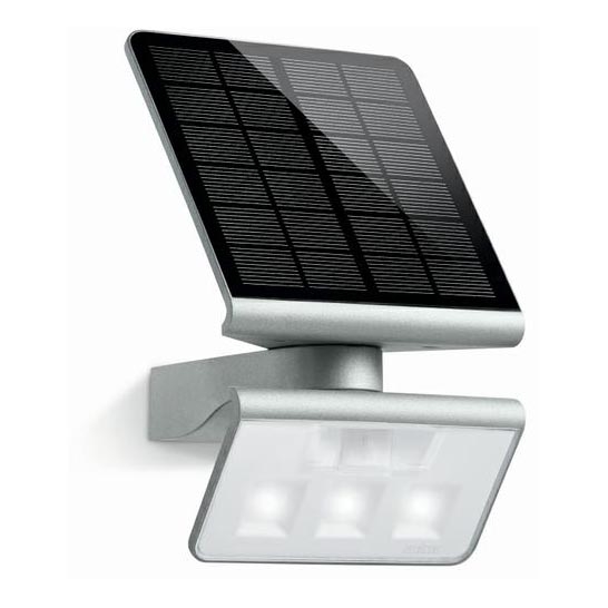 STEINEL 671013 - Solarny LED-reflektor XSolar L-S 1,2W/LED srebrny IP44 2500 mAh