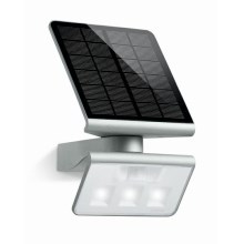 STEINEL 671013 - Solarny LED-reflektor z czujnikiem ruchu  XSolar L-S 1,2W/LED srebrny