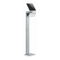 STEINEL 671211 - Reflektor LED z czujnikami solarnym XSolar GL-S 0,5W/LED srebrne IP44 2500 mAh