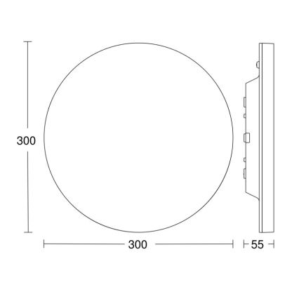 Steinel 067816 - LED Ściemniany plafon z czujnikiem RS PRO R10 BASIC SC LED/8,5W/230V 3000K IP40