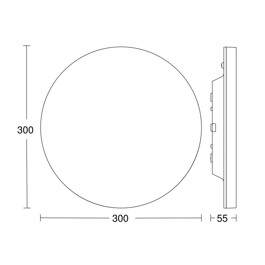 Steinel 067809 - LED Ściemniany plafon z czujnikiem RS PRO R10 BASIC SC LED/8,5W/230V 4000K IP40