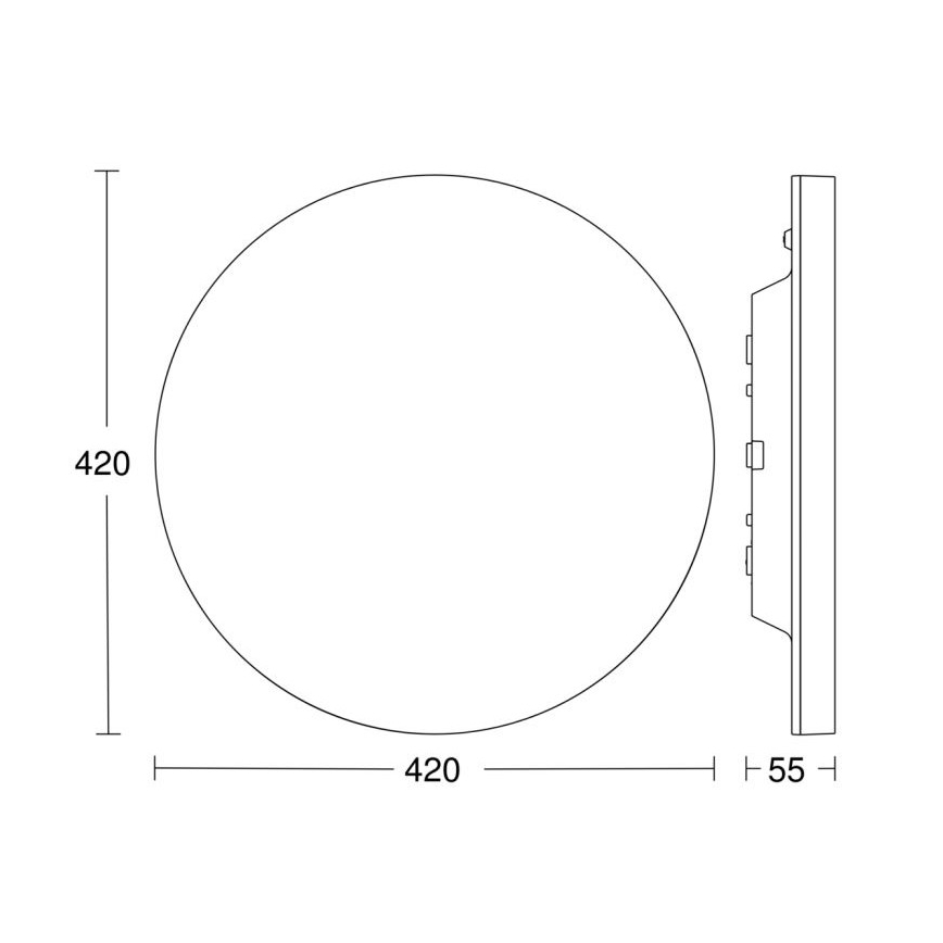 Steinel 067793 - LED Plafon ściemnialny z czujnikiem RS PRO R30 plus SC 23,7W/230V 3000K IP40