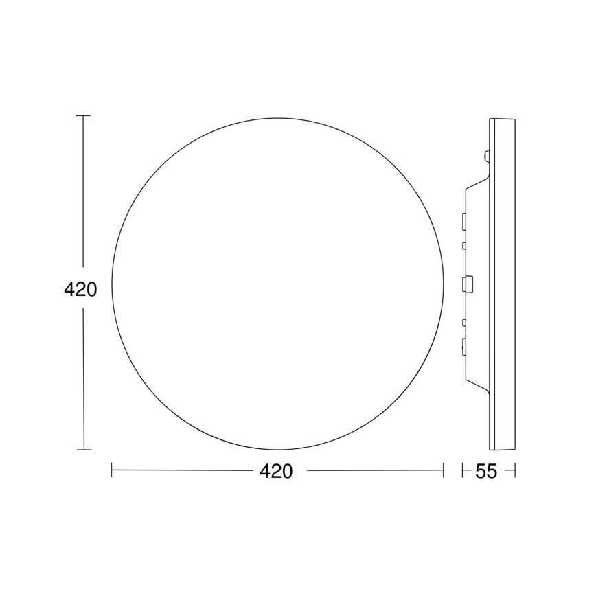 Steinel 067762 - LED Plafon ściemnialny z czujnikiem RS PRO R30 plus SC 23,7W/230V 4000K IP40