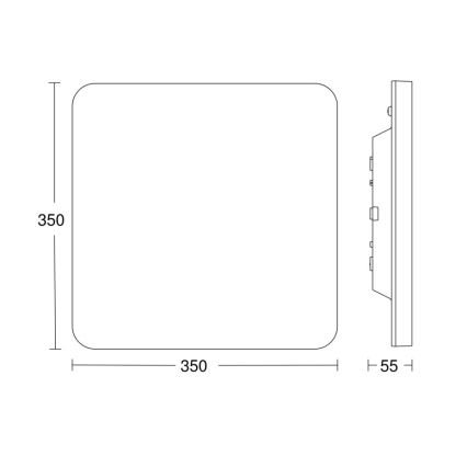 Steinel - LED Plafon ściemnialny z senz.RSPROR30QBASICSC 23,26W/230V IP40 3000K
